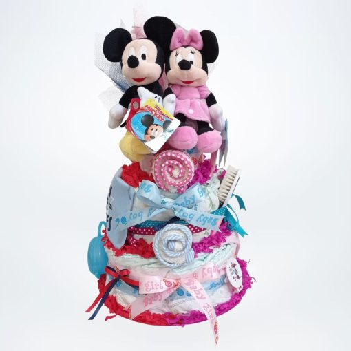 Μωρότουρτα Minnie - Mickey για διδυμάκια