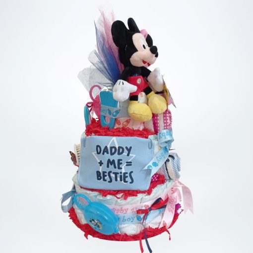 Μωρότουρτα Minnie - Mickey για διδυμάκια - Image 4